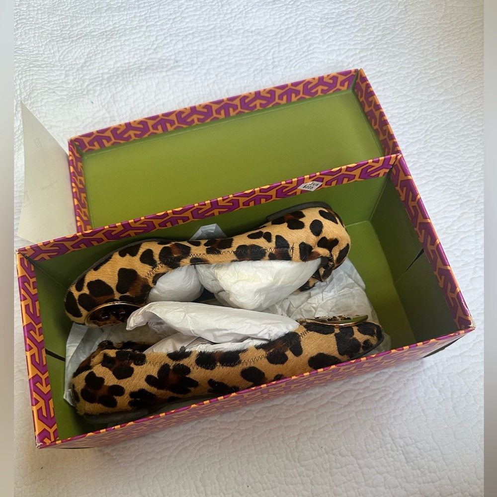 Tory Burch Leopard Print Flats